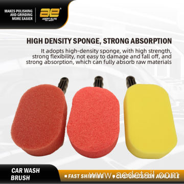 Head Replaceable Foam Applicator Pad Brush